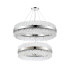 Lysander 2 Tier 80cm + 1m Pendant 24 + 32 Light G9 Polished Nickel/Clear Item Weight: 53kg-9