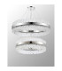Lysander 2 Tier 80cm + 1m Pendant 24 + 32 Light G9 Polished Nickel/Clear Item Weight: 53kg-12