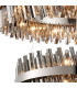 Lysander 2 Tier 80cm + 1m Pendant 24 + 32 Light G9 Polished Nickel/Smoke Item Weight: 53kg-6