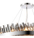 Lysander 2 Tier 80cm + 1m Pendant 24 + 32 Light G9 Polished Nickel/Smoke Item Weight: 53kg-7