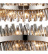 Lysander 2 Tier 80cm + 1m Pendant 24 + 32 Light G9 Polished Nickel/Smoke Item Weight: 53kg-8