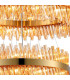 Lysander 5 Tier 25cm + 40cm + 60cm + 80cm + 1m Pendant 6 + 10 + 18 + 24 + 32 Light G9 Brass/Amber Item Weight: 86kg-8