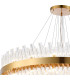 Lysander 5 Tier 25cm + 40cm + 60cm + 80cm + 1m Pendant 6 + 10 + 18 + 24 + 32 Light G9 Brass/Clear Item Weight: 86kg-7