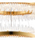 Lysander 5 Tier 25cm + 40cm + 60cm + 80cm + 1m Pendant 6 + 10 + 18 + 24 + 32 Light G9 Brass/Clear Item Weight: 86kg-8