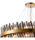 Lysander 5 Tier 25cm + 40cm + 60cm + 80cm + 1m Pendant 6 + 10 + 18 + 24 + 32 Light G9 Brass/Smoke Item Weight: 86kg-7