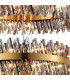 Lysander 5 Tier 25cm + 40cm + 60cm + 80cm + 1m Pendant 6 + 10 + 18 + 24 + 32 Light G9 Brass/Smoke Item Weight: 86kg-8