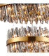 Lysander 5 Tier 25cm + 40cm + 60cm + 80cm + 1m Pendant 6 + 10 + 18 + 24 + 32 Light G9 Brass/Smoke Item Weight: 86kg-9