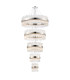 Lysander 5 Tier 25cm + 40cm + 60cm + 80cm + 1m Pendant Light G9 Polished Nickel/Clear Item Weight: 86kg-1