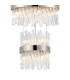Lysander 5 Tier 25cm + 40cm + 60cm + 80cm + 1m Pendant Light G9 Polished Nickel/Clear Item Weight: 86kg-6