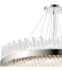 Lysander 5 Tier 25cm + 40cm + 60cm + 80cm + 1m Pendant Light G9 Polished Nickel/Clear Item Weight: 86kg-7