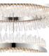 Lysander 5 Tier 25cm + 40cm + 60cm + 80cm + 1m Pendant Light G9 Polished Nickel/Clear Item Weight: 86kg-8