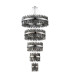 Lysander 5 Tier 25cm + 40cm + 60cm + 80cm + 1m Pendant Light G9 Polished Nickel/Smoke Item Weight: 86kg-4