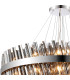 Lysander 5 Tier 25cm + 40cm + 60cm + 80cm + 1m Pendant Light G9 Polished Nickel/Smoke Item Weight: 86kg-7