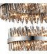 Lysander 5 Tier 25cm + 40cm + 60cm + 80cm + 1m Pendant Light G9 Polished Nickel/Smoke Item Weight: 86kg-9