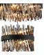 Lysander 5 Tier 25cm + 40cm + 60cm + 80cm + 1m Pendant Light G9 Satin Black/Smoke Item Weight: 86kg-10