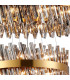 Lysander 4 Tier 25cm + 40cm + 60cm + 80cm Pendant 6 + 10 + 18 + 24 Light G9 Brass/Smoke Item Weight: 56kg-8