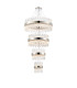 Lysander 4 Tier 25cm + 40cm + 60cm + 80cm Pendant 6 + 10 + 18 + 24 Light G9 Polished Nickel/Clear Item Weight: 56kg-1