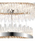 Lysander 4 Tier 25cm + 40cm + 60cm + 80cm Pendant 6 + 10 + 18 + 24 Light G9 Polished Nickel/Clear Item Weight: 56kg-8