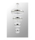 Lysander 4 Tier 25cm + 40cm + 60cm + 80cm Pendant 6 + 10 + 18 + 24 Light G9 Polished Nickel/Clear Item Weight: 56kg-13