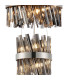 Lysander 4 Tier 25cm + 40cm + 60cm + 80cm Pendant 6 + 10 + 18 + 24 Light G9 Polished Nickel/Smoke Item Weight: 56kg-6