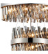 Lysander 4 Tier 25cm + 40cm + 60cm + 80cm Pendant 6 + 10 + 18 + 24 Light G9 Polished Nickel/Smoke Item Weight: 56kg-9
