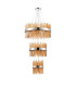 Lysander 3 Tier 25cm + 40cm + 60cm Pendant 6 + 10 + 18 Light G9 Polished Nickel/Amber Item Weight: 34kg-4