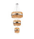 Lysander 3 Tier 25cm + 40cm + 60cm Pendant 6 + 10 + 18 Light G9 Polished Nickel/Amber Item Weight: 34kg-9