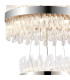 Lysander 3 Tier 25cm + 40cm + 60cm Pendant 6 + 10 + 18 Light G9 Polished Nickel/Clear Item Weight: 34kg-8