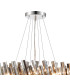 Lysander 3 Tier 25cm + 40cm + 60cm Pendant 6 + 10 + 18 Light G9 Polished Nickel/Smoke Item Weight: 34kg-7