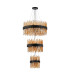 Lysander 3 Tier 25cm + 40cm + 60cm Pendant 6 + 10 + 18 Light G9 Satin Black/Amber Item Weight: 34kg-4