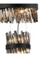 Lysander 3 Tier 25cm + 40cm + 60cm Pendant 6 + 10 + 18 Light G9 Satin Black/Smoke Item Weight: 34kg-6