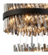 Lysander 3 Tier 25cm + 40cm + 60cm Pendant 6 + 10 + 18 Light G9 Satin Black/Smoke Item Weight: 34kg-8