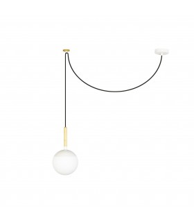 White Pendant Lamp, E27 - 1