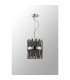 Lysander Pendant Round 25cm 6 Light G9 Polished Nickel / Smoke Sculpted Glass-11