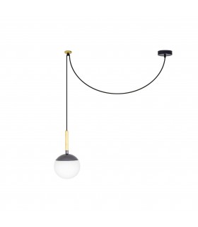 Grey Pendant Lamp, E27 - 1