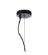 Lysander Pendant Round 25cm 6 Light G9 Satin Black / Smoke Sculpted Glass-7