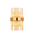 Lysander 6 Light G9 Wall Light Brass / Amber-1