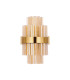 Lysander 6 Light G9 Wall Light Brass / Amber-8