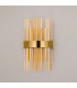 Lysander 6 Light G9 Wall Light Brass / Amber-9