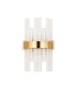 Lysander 6 Light G9 Wall Light Brass / Clear-4