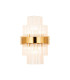 Lysander 6 Light G9 Wall Light Brass / Clear-5
