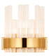 Lysander 6 Light G9 Wall Light Brass / Clear-7