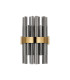 Lysander 6 Light G9 Wall Light Brass / Smoke-4