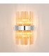 Lysander 6 Light G9 Wall Light Polished Nickel / Amber-3