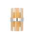 Lysander 6 Light G9 Wall Light Polished Nickel / Amber-4