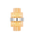Lysander 6 Light G9 Wall Light Polished Nickel / Amber-5