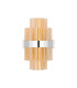 Lysander 6 Light G9 Wall Light Polished Nickel / Amber-8