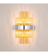 Lysander 6 Light G9 Wall Light Polished Nickel / Amber-10
