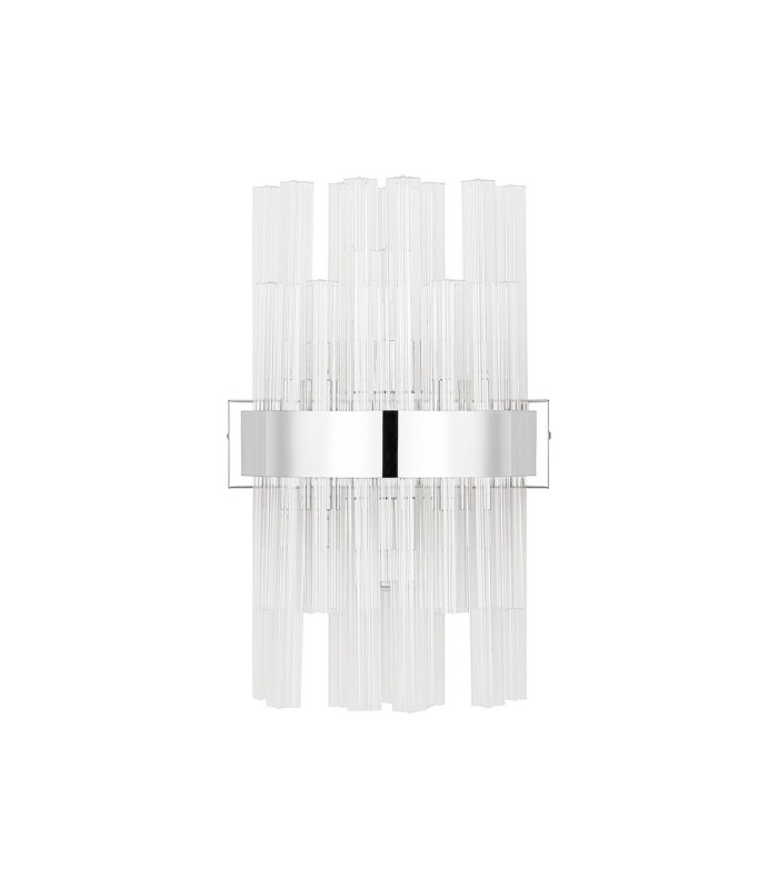Lysander 6 Light G9 Wall Light Polished Nickel / Clear-4