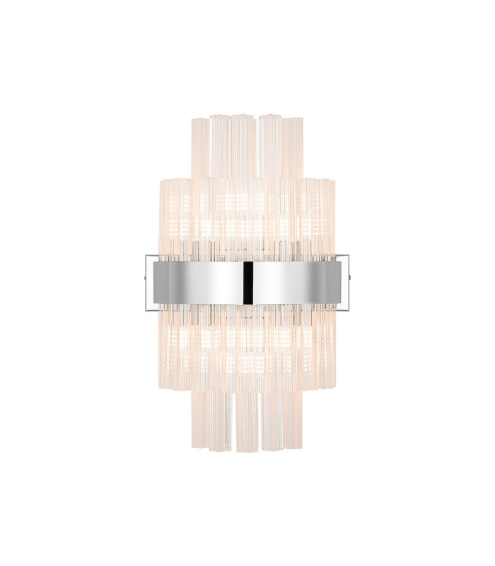 Lysander 6 Light G9 Wall Light Polished Nickel / Clear-5